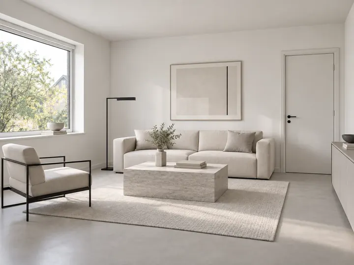 Minimalism style preview of a living room